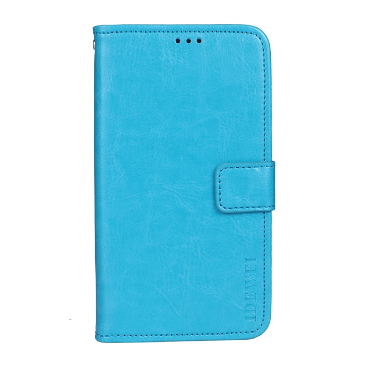 idewei Custodia in pelle orizzontale a conchiglia Crazy Horse Texture con supporto e slot per carte e portafoglio, For Tecno Camon 17, For Huawei P50, For Tecno Camon 17P