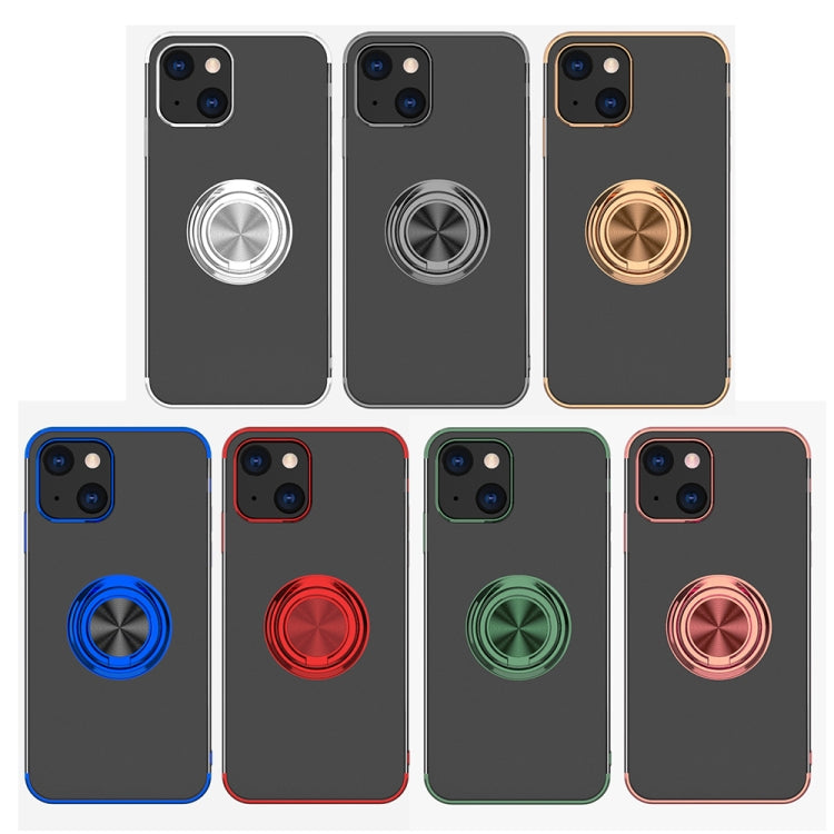 Custodia silicone antiurto con anello per iPhone 13 Pro