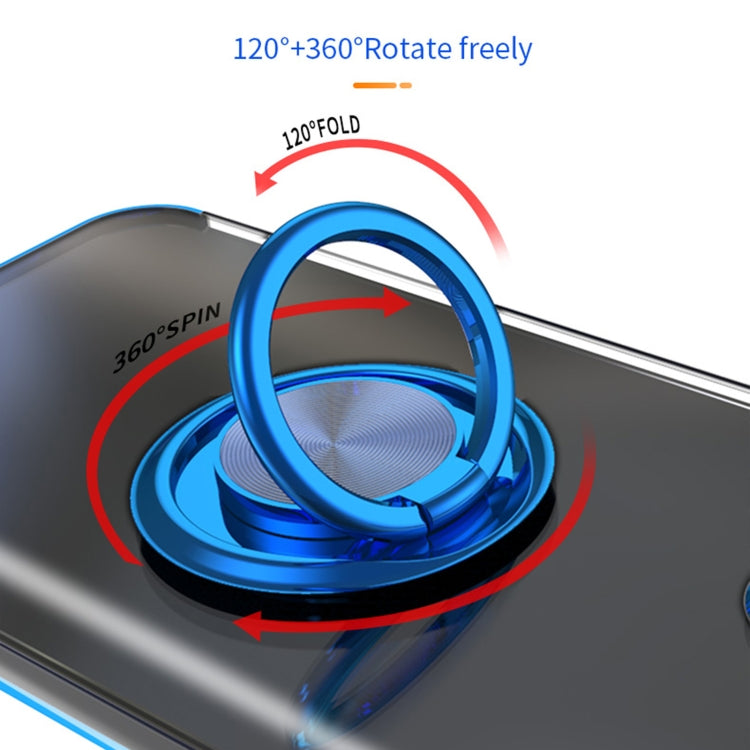 Custodia silicone antiurto con anello per iPhone 13 Pro