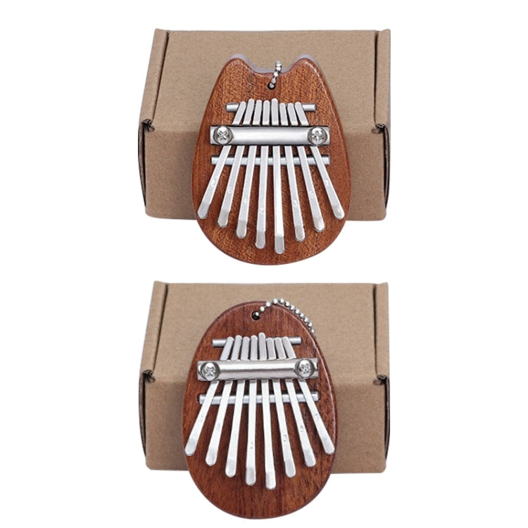 Kalimba mini a 8 toni in legno portatile