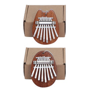 Mini strumenti musicali Kalimba per pianoforte a pollice a 8 toni