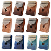 Strumenti musicali Kalimba per pianoforte a pollice in legno di acacia a 17 toni