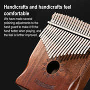 Strumenti musicali Kalimba per pianoforte a pollice in legno di acacia a 17 toni