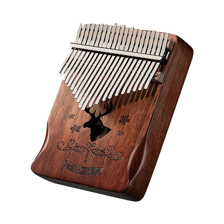 Kalimba in legno di acacia a 21 toni 15x19 cm