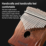 Kalimba in legno di acacia a 21 toni 15x19 cm