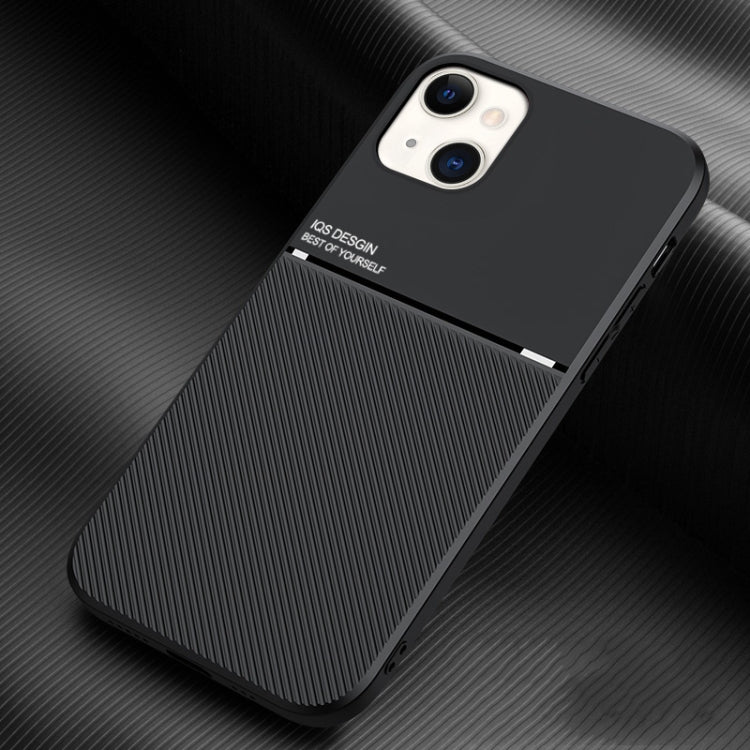 Classic Tilt Strip Grain Custodia magnetica antiurto per PC + TPU, For iPhone 13 mini, For iPhone 13, For iPhone 13 Pro, For iPhone 13 Pro Max