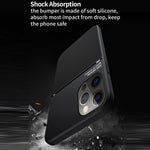 Custodia magnetica PC+TPU per iPhone 13 Pro