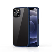 Custodia antiurto antigraffio per PC trasparente satinato ibrido Ming Shield + TPU, For iPhone 13 mini, For iPhone 13, For iPhone 13 Pro
