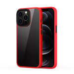 Custodia ibrida trasparente per iPhone 13 mini, 13, 13 Pro
