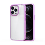 Custodia ibrida trasparente per iPhone 13 mini, 13, 13 Pro