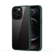 Custodia antiurto antigraffio per PC trasparente satinato ibrido Ming Shield + TPU, For iPhone 13 Pro Max