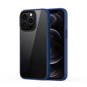 Custodia antiurto antigraffio per PC trasparente satinato ibrido Ming Shield + TPU, For iPhone 13 Pro Max