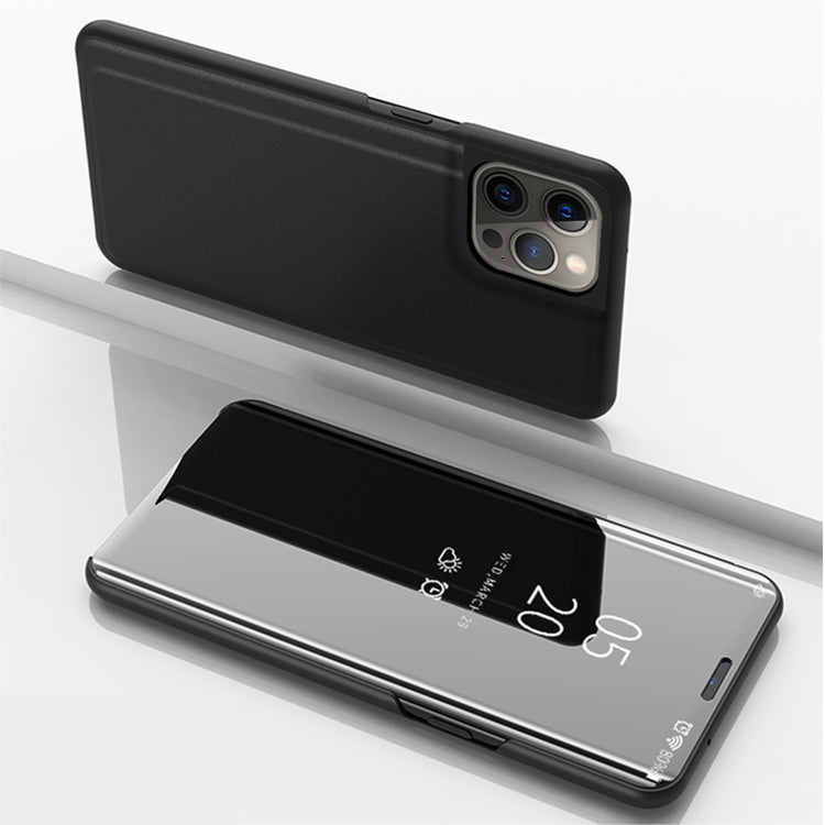 Custodia portafoglio in pelle con specchio per iPhone 13 mini