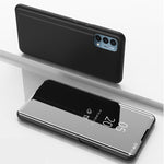 Custodia portafoglio in pelle con specchio per iPhone 13 mini