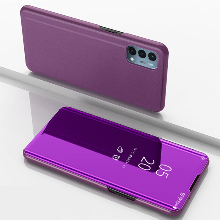 Custodia portafoglio in pelle con specchio per iPhone 13 mini