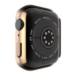 Custodia protettiva con diamante a doppia fila per PC galvanico con pellicola in vetro temperato per la serie Apple Watch, 3 & 2 & 1 38mm, 3 & 2 & 1 42mm