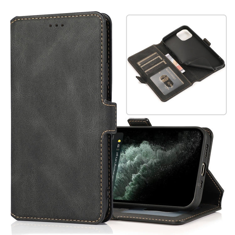 Custodia portafoglio in pelle con chiusura magnetica per iPhone 1