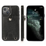 Custodia portafoglio in pelle PU e TPU per iPhone 13 mini