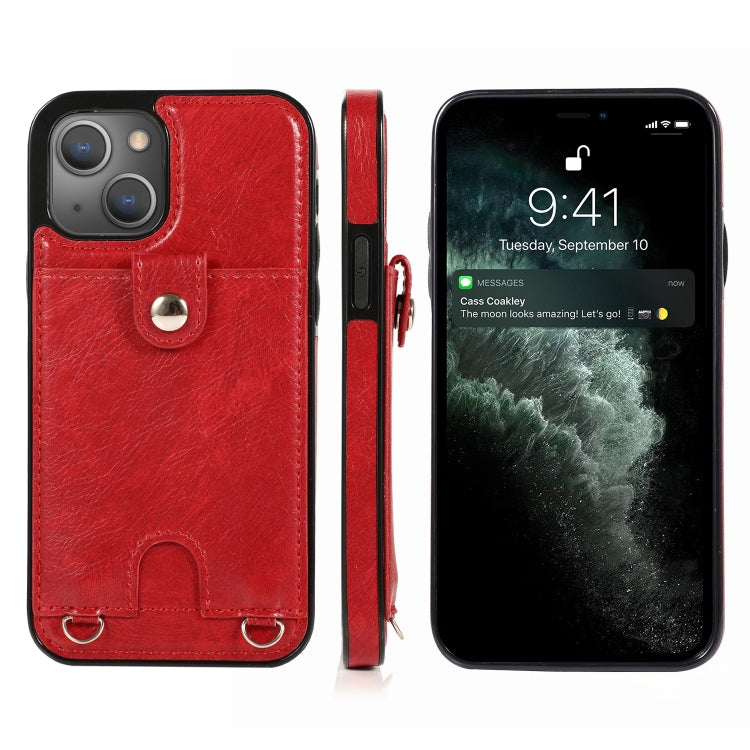 Custodia portafoglio in pelle PU e TPU per iPhone 13 mini