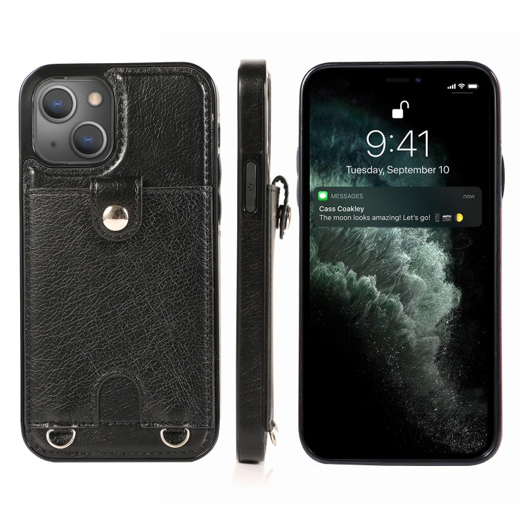Custodia portafoglio in pelle PU e TPU per iPhone 13 mini