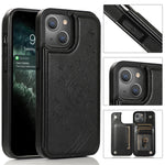 Custodia portafoglio TPU con slot carte per iPhone 13 mini