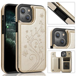 Custodia portafoglio TPU con slot carte per iPhone 13 mini