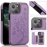 Custodia portafoglio TPU con slot carte per iPhone 13 Pro Max