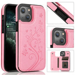 Custodia portafoglio TPU con slot carte per iPhone 13 Pro Max