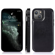 Custodia protettiva in PU antiurto con doppia fibbia con slot per schede e supporto, For iPhone 13, For  iPhone 13 Mini, For iPhone 13 Pro