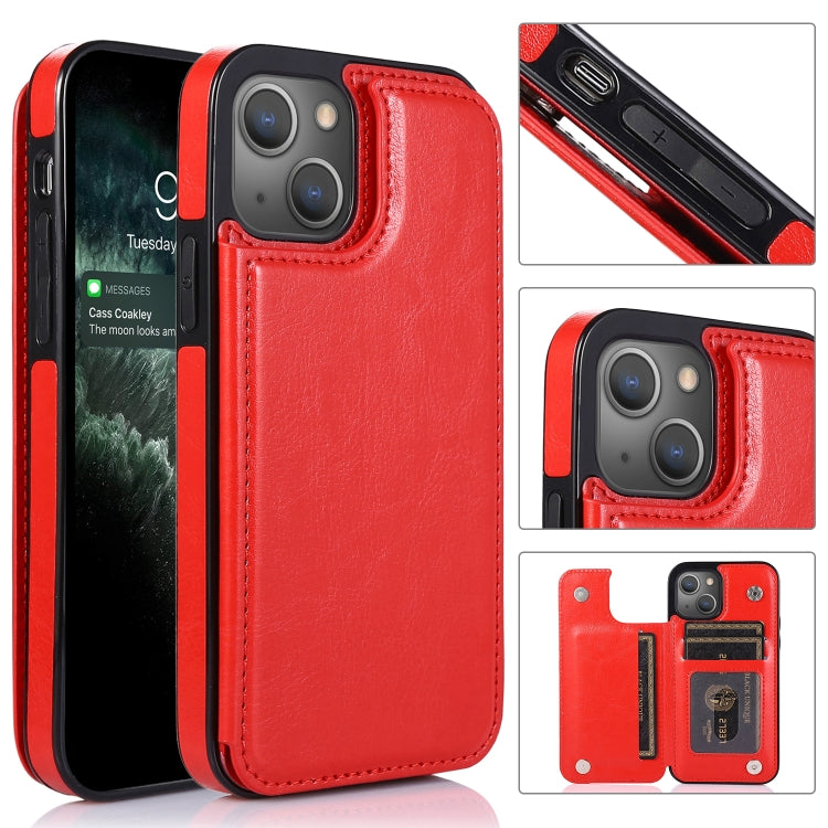 Custodia portafoglio in PU con slot carte per iPhone 13
