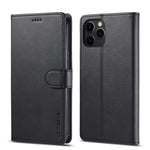 Custodia portafoglio in pelle con slot carte per iPhone 13 Pro