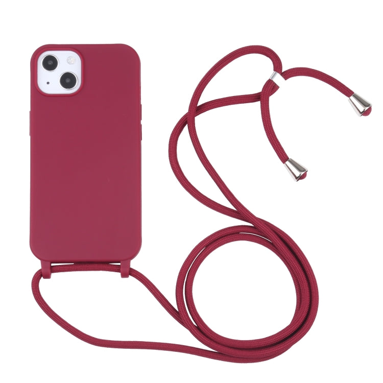 Custodia TPU Candy Colors con cordino per iPhone 13 mini