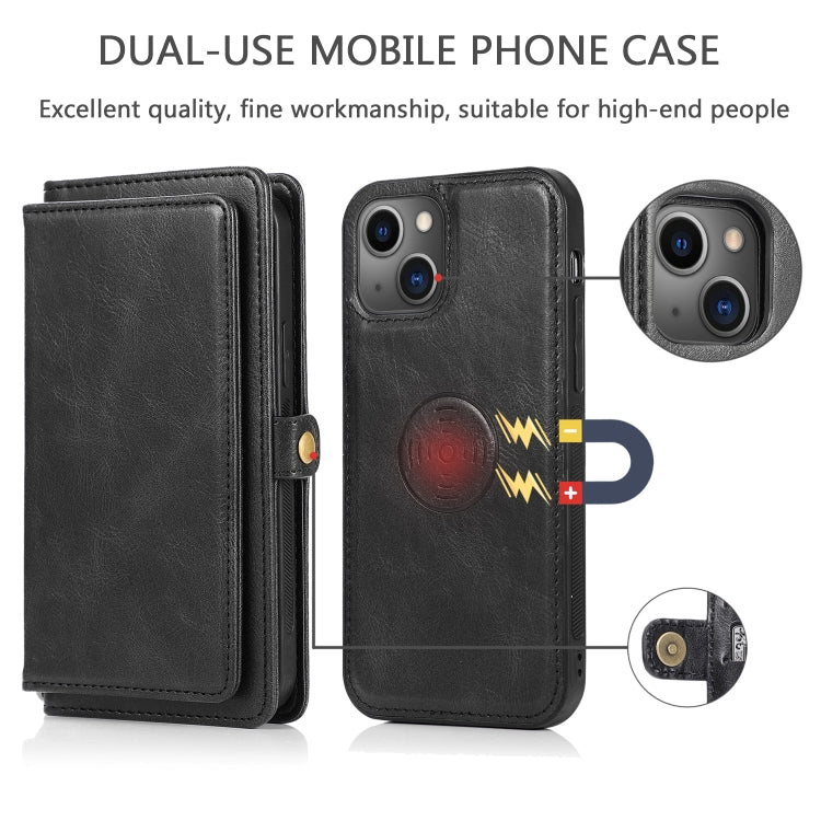 Custodia portafoglio magnetica in pelle per iPhone 13 Pro Max
