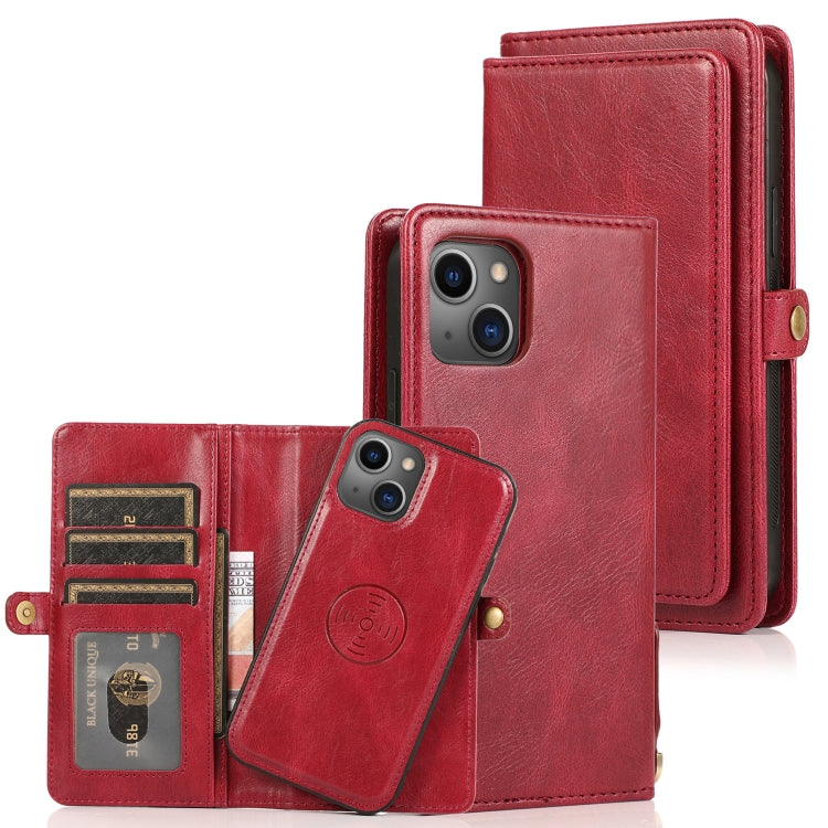 Custodia portafoglio magnetica in pelle per iPhone 13 Pro Max