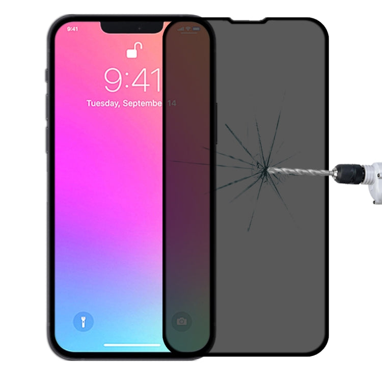 Pellicola in vetro temperato anti-sbirciatina per iPhone