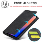 Custodia portafoglio in pelle PU e TPU per iPhone 13 Pro