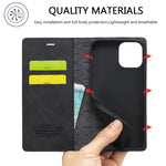 Custodia portafoglio in pelle PU e TPU per iPhone 13 Pro