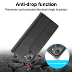 Custodia portafoglio in pelle PU e TPU per iPhone 13 Pro