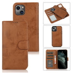 Custodia portafoglio in pelle per iPhone 13 mini