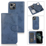 Custodia portafoglio in pelle per iPhone 13 mini