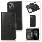 Custodia portafoglio in pelle per iPhone 13 mini