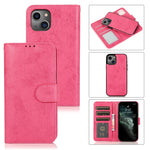 Custodia portafoglio in pelle per iPhone 13 mini