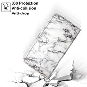 Custodia in pelle PU a vibrazione orizzontale con chiusura magnetica a disegno colorato di tensione con supporto e slot per schede, For iPhone 13
