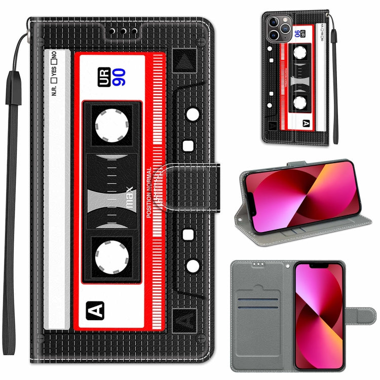 Custodia portafoglio in pelle PU con chiusura magnetica iPhone 13