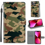 Custodia portafoglio in pelle PU con chiusura magnetica iPhone 13