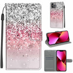 Custodia portafoglio in pelle PU con chiusura magnetica iPhone 13