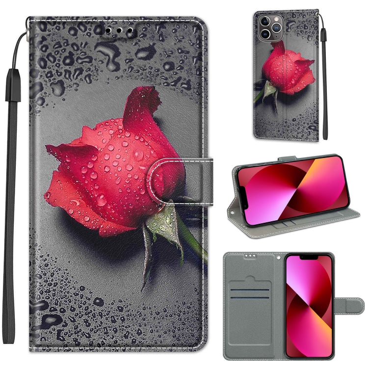 Custodia portafoglio in pelle PU con chiusura magnetica iPhone 13