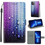 Custodia portafoglio in pelle PU con chiusura magnetica iPhone 13