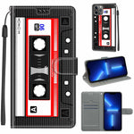 Custodia portafoglio in pelle PU con chiusura magnetica iPhone 13