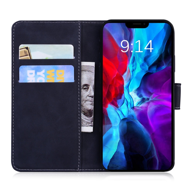 Custodia portafoglio in pelle con motivo tigre per iPhone 13